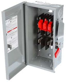 Siemens GF222N - Fusible Safety Switch 240V 60A (100kA AIC)