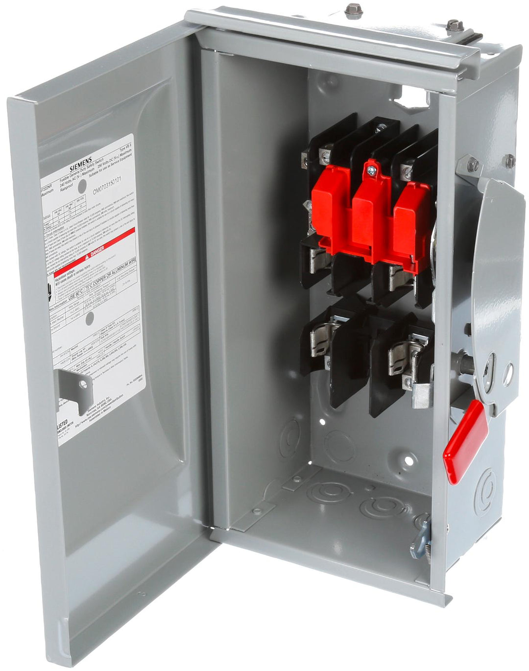 Siemens GF222NR - Fusible Safety Switch, 60A 240V (NEMA 3R)