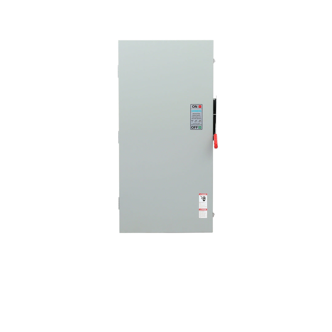 Siemens GF225NRA - Fusible Disconnect Switch 400A@240V (100kA AIC, NEMA 3R)