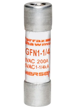 Mersen GFN1-1/4 - Midget Fuse 1A 250V (200kA AIC)