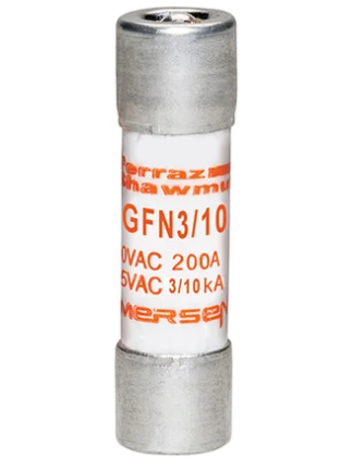 Ferraz Shawmut GFN3/10 - Midget Fuse 3A 250V (200kA AIC Rating)