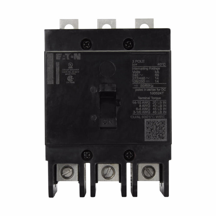 Eaton Cutler Hammer GHB3060S1 - Molded Case Circuit Breaker 60A 480V 3P (14kA AIC)