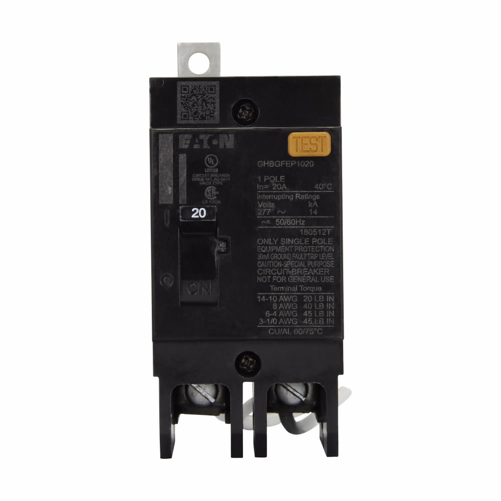 Eaton GHBGFEP1020 - Molded Case Breaker 20A 277V (14kA AIC)