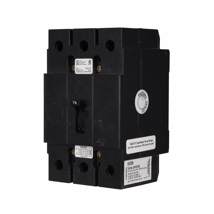 Cutler Hammer GHC3070 - 70A Molded Case Breaker (480V, 3P)