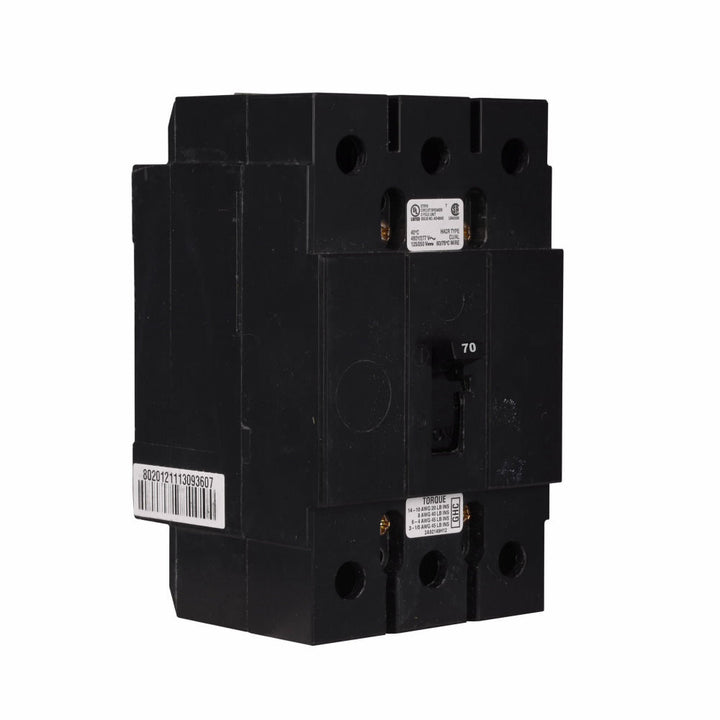Cutler Hammer GHC3070 - 70A Molded Case Breaker (480V, 3P)