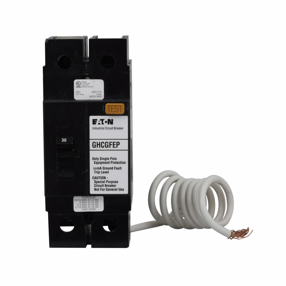 Cutler Hammer GHCGFEP1030 - Molded Case Breaker 30A 277V 1P