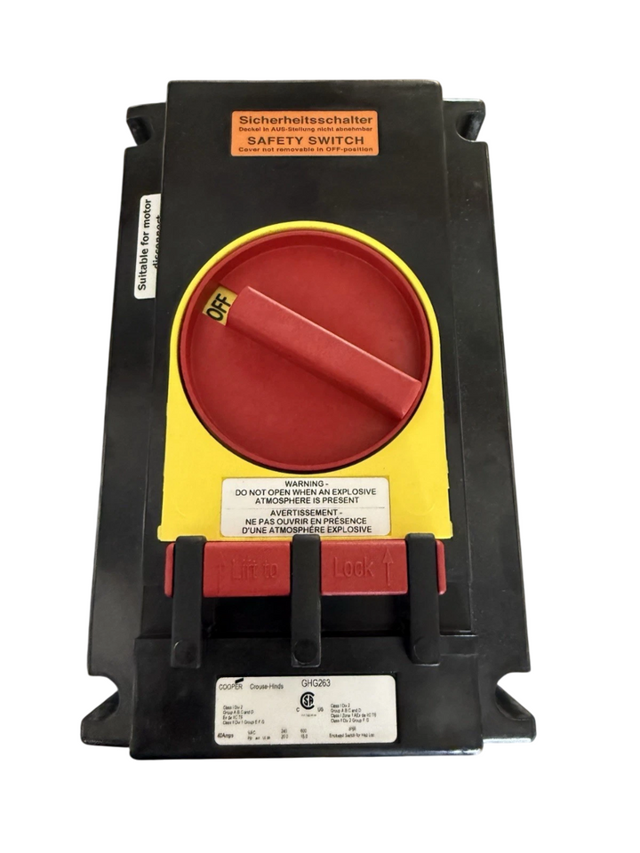 Eaton GHG2622301L0002 - Solid State Protection Switch 125A 600V (3-Pole Bolt-On)