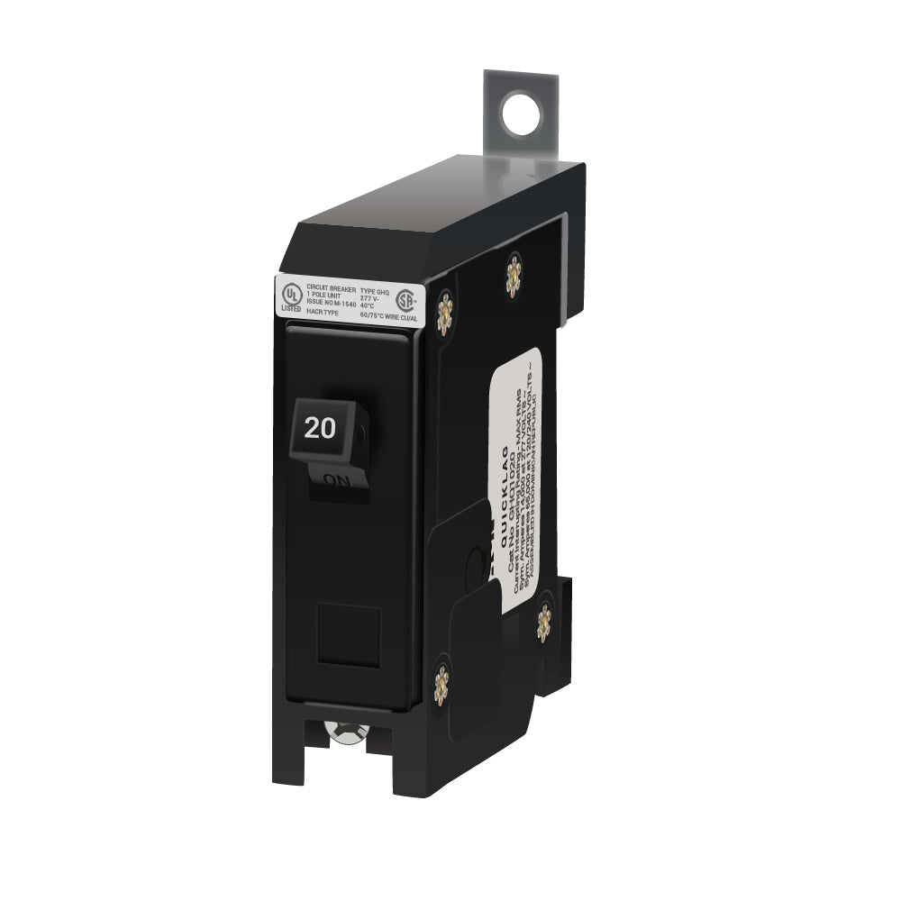 Cutler Hammer GHQ1020 - Molded Case Circuit Breaker 20A 480V 1-Pole