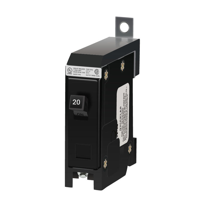 Cutler Hammer GHQ1020 - Molded Case Circuit Breaker 20A 480V 1-Pole