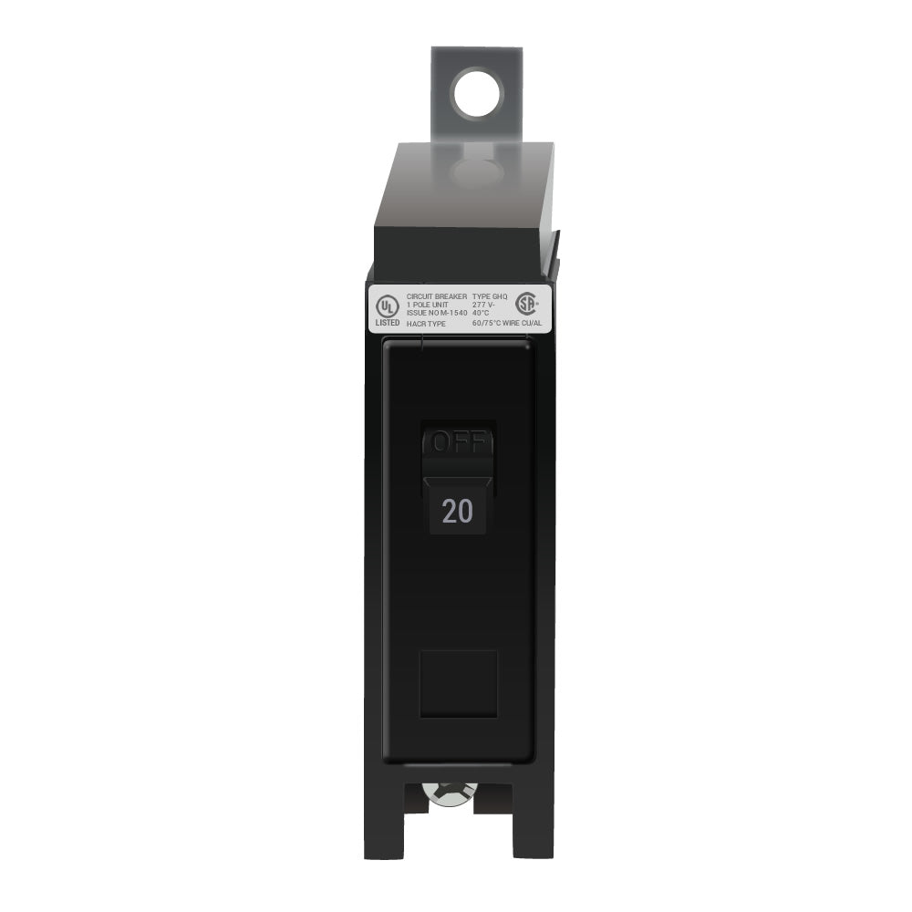 Cutler Hammer GHQ1020 - Molded Case Circuit Breaker 20A 480V 1-Pole