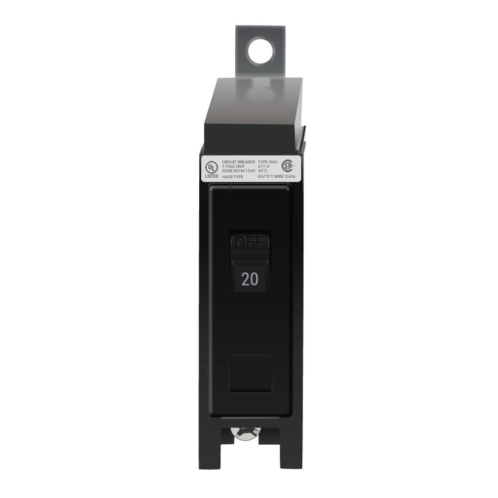 Cutler Hammer GHQ1020 - Molded Case Circuit Breaker 20A 480V 1-Pole