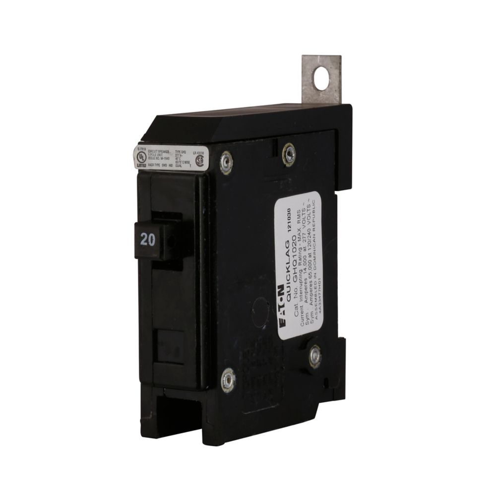 Cutler Hammer GHQ1020 - Molded Case Circuit Breaker 20A 480V 1-Pole