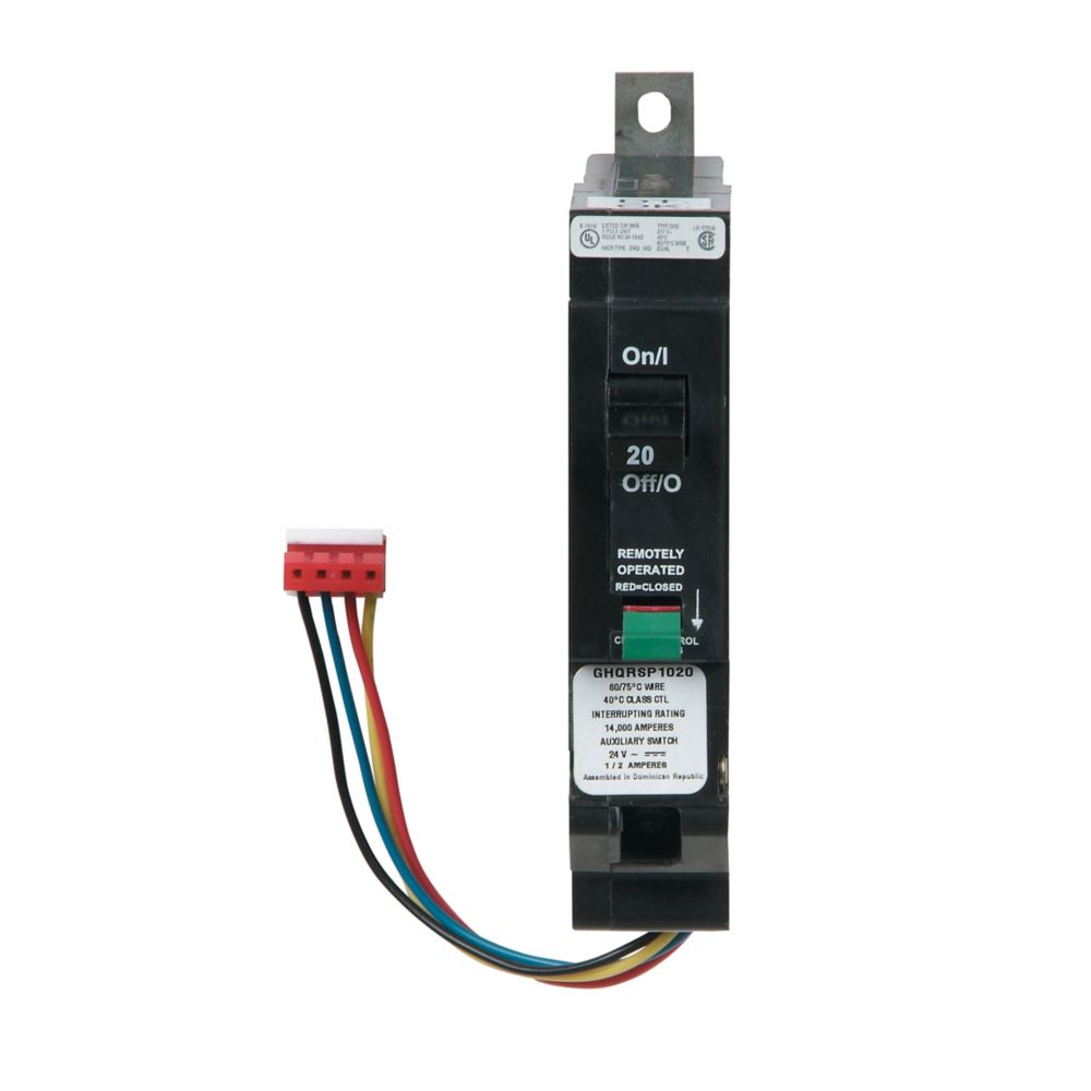 Cutler Hammer GHQRSP1020 - Molded Case Breaker 20A 480V 1P
