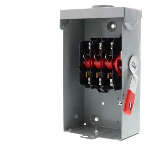 Siemens GNF322RA - Non-Fusible Disconnect Switch 240V AC 60A (3-Pole NEMA 3R)