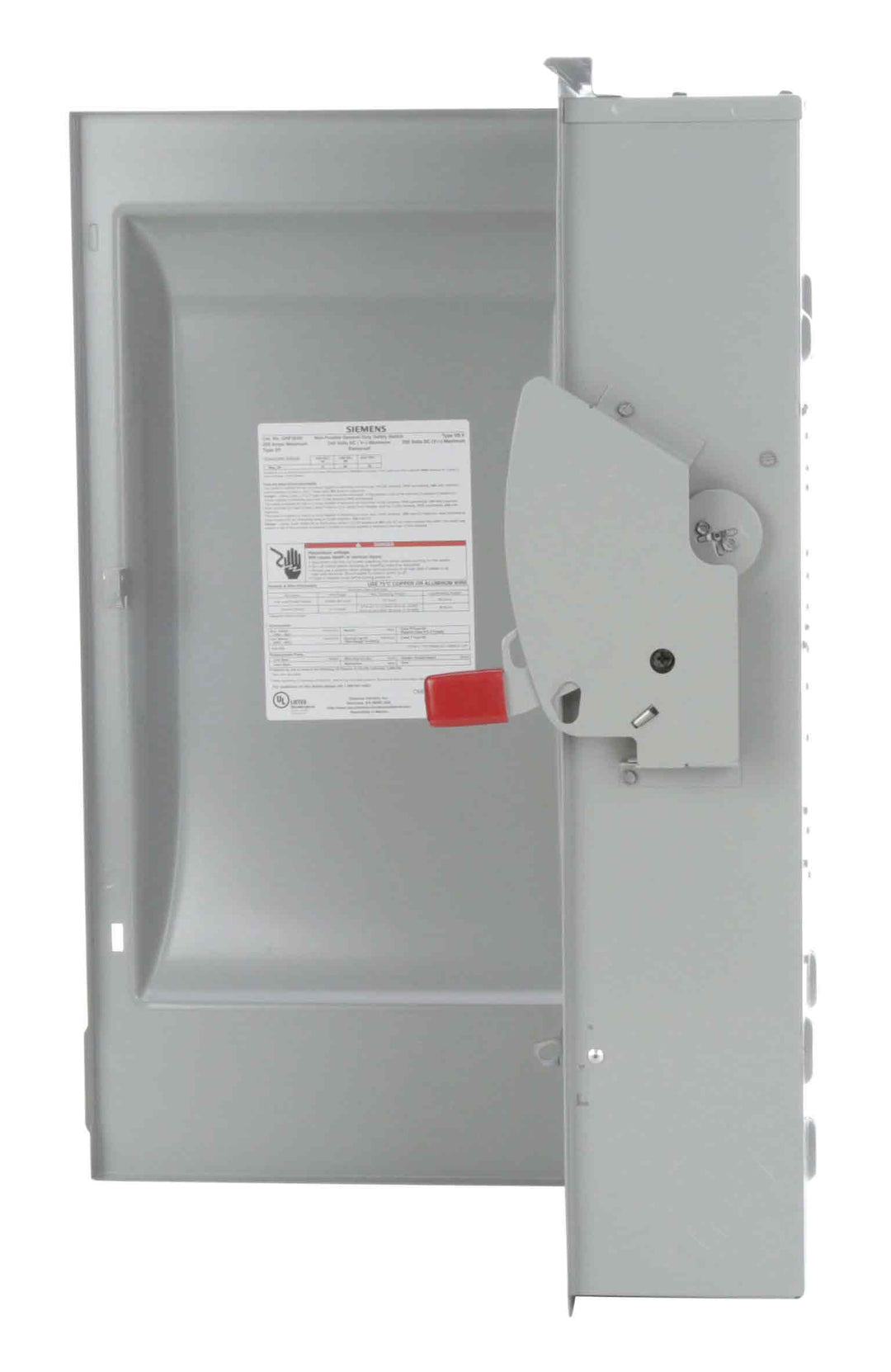 Siemens GNF324R - Non-Fusible Disconnect Switch, 200A 3P (NEMA 3R)
