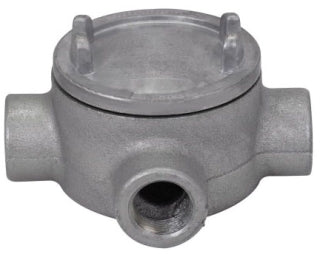 Crouse-Hinds GUAX26SA - Conduit Outlet Box 3-1/2x3-1/2x1-7/8 in
