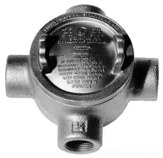 Crouse-Hinds GUAX69SA - Outlet Box 4 in D x 5-3/4 in H