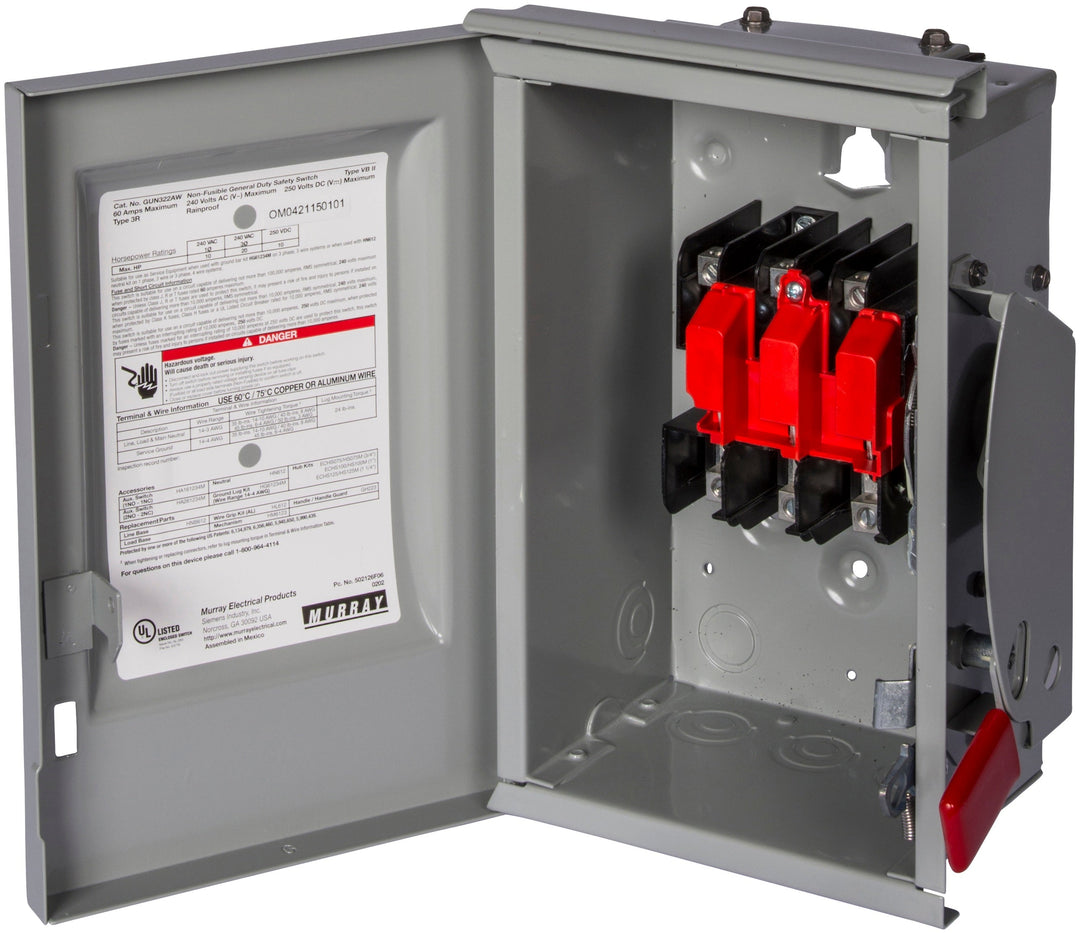 Siemens GUN322AW - 200A Safety Switch, 600V AC