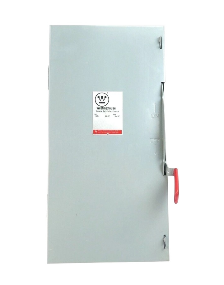 Westinghouse GUN323 - Non-Fusible Disconnect Switch 100A 3-Pole (240V 100kA AIC)