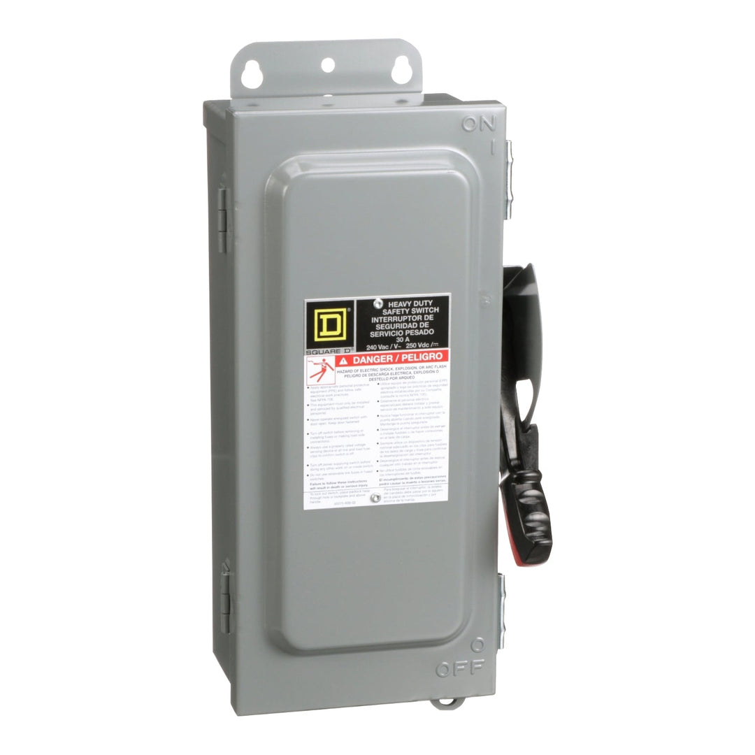 Schneider Electric H261AWK - Safety Disconnect Switch 60A 600V (NEMA 1 Enclosure)