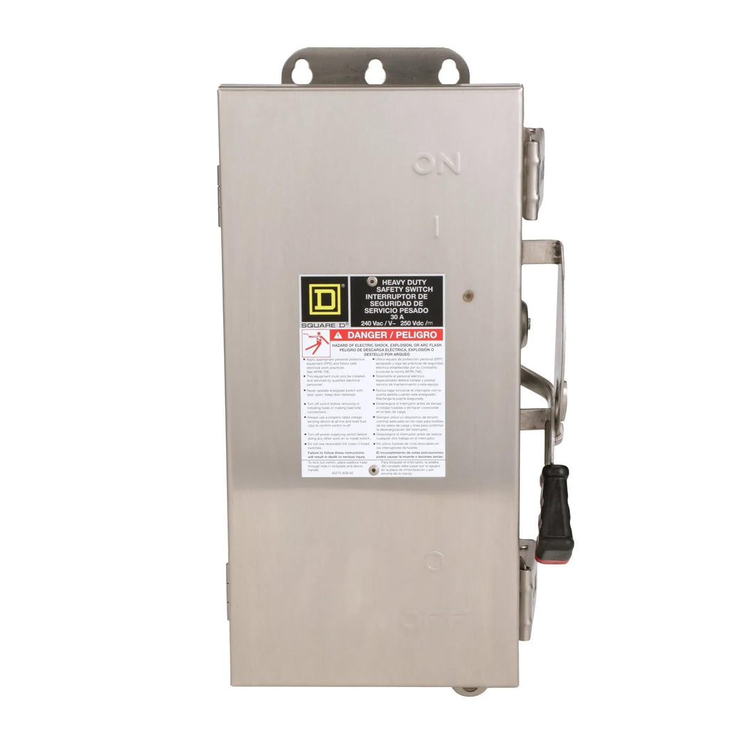 Square D H221DS - Fusible Disconnect 30A 240V (NEMA 4/4X/5)