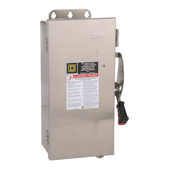 Square D H222DS - Fusible Safety Switch 60A 240V (NEMA 4/4X)