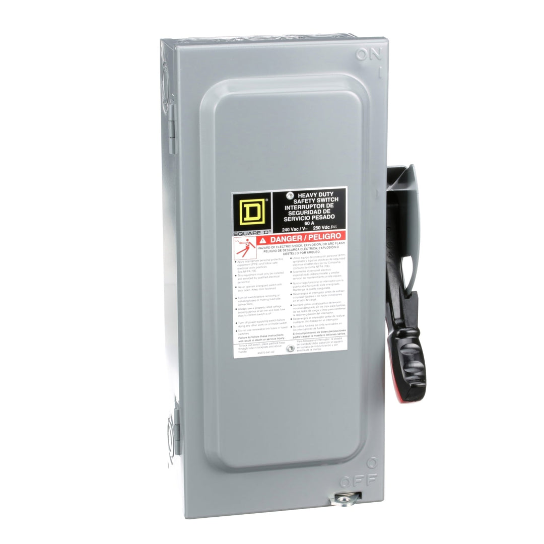 Square D H222N - Fusible Safety Switch 60A 240V (200kA AIC)