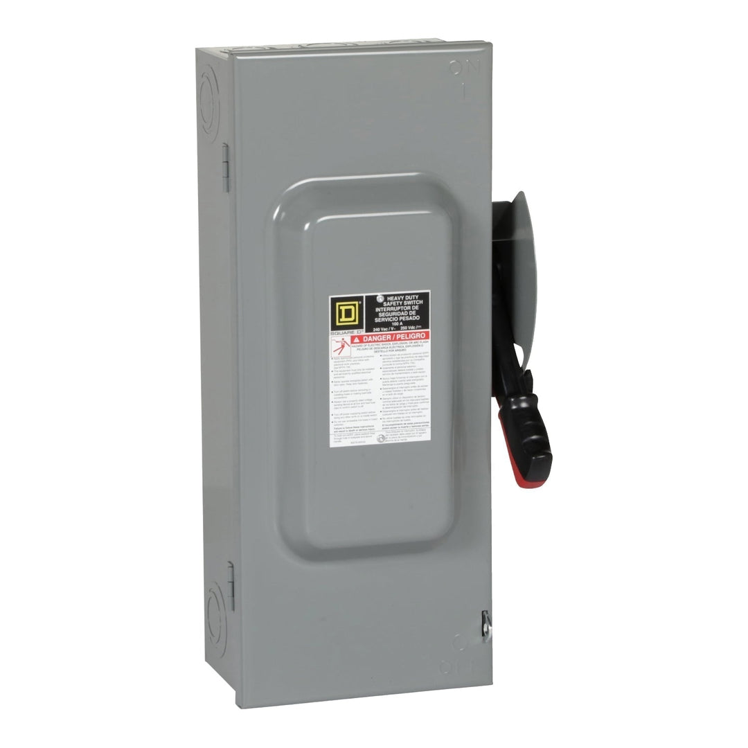 Square D H223N - Fusible Safety Switch, 240V 100A (200kA AIC)