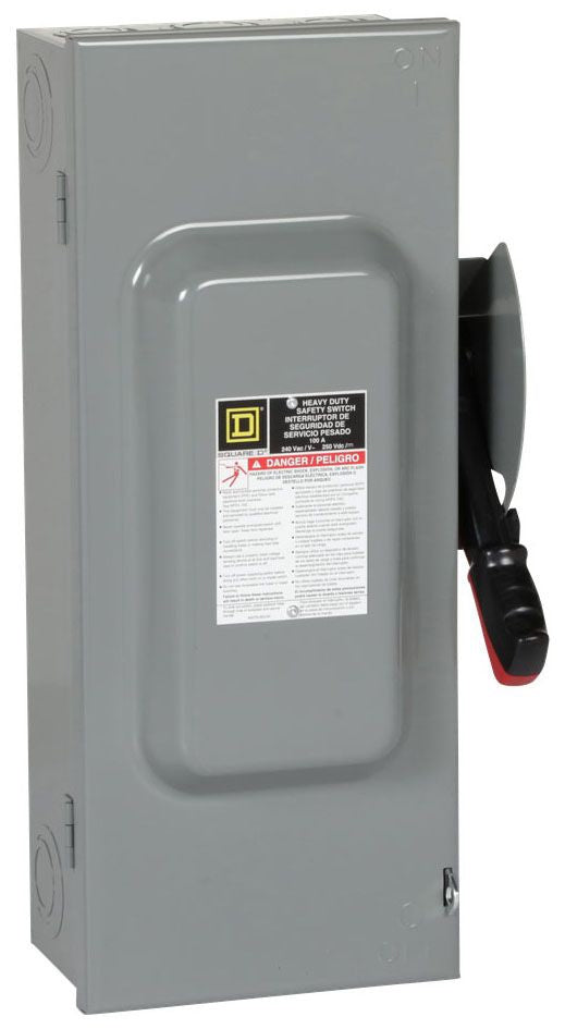 Square D H223N - Fusible Disconnect Switch 240V 100A (200kA AIC @240V)