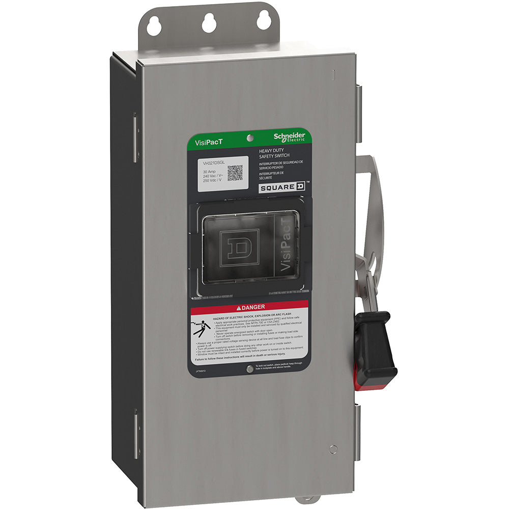 Square D H321DS - Fusible Safety Switch 30A (200kA@240V NEMA 4X)
