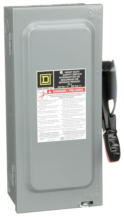 Square D H321N - Fusible Disconnect Switch 240V 30A (200kA AIC @240V)