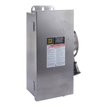 Square D H322DS - Fusible Safety Disconnect Switch 600V AC/200A (NEMA 3R Enclosure)