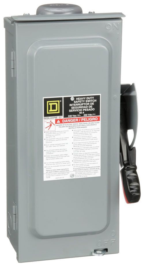 Square D H322NRB - Fusible Safety Switch 240V 60A (200kA AIC @240V)