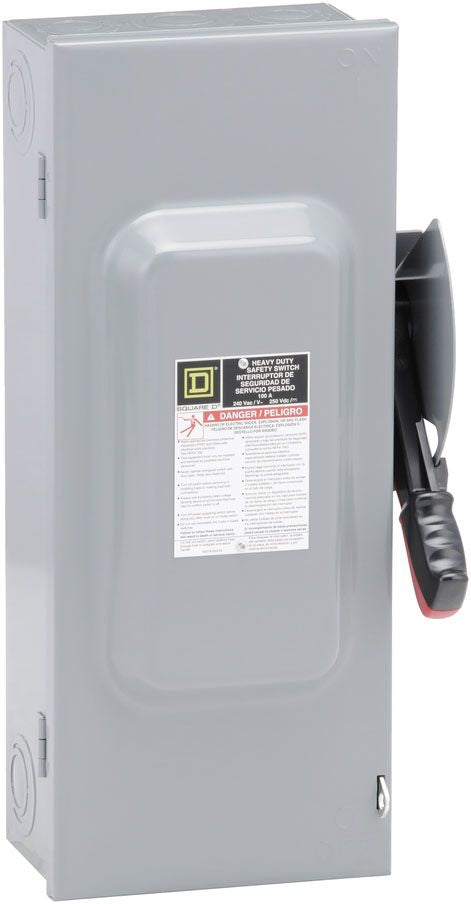 Square D H323N - Fusible Disconnect Switch 100A @ 240V (200kA AIC, 3-Pole)