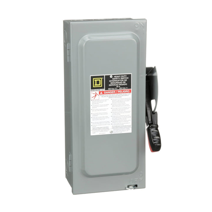 Square D H361N - Fusible Safety Switch 30A 600V 3-Pole
