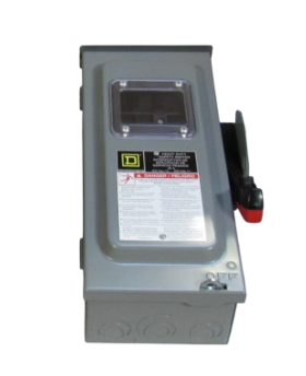 Square D H361RBVW - Safety Disconnect Switch 600V 30A 3-Phase (200kA AIC)