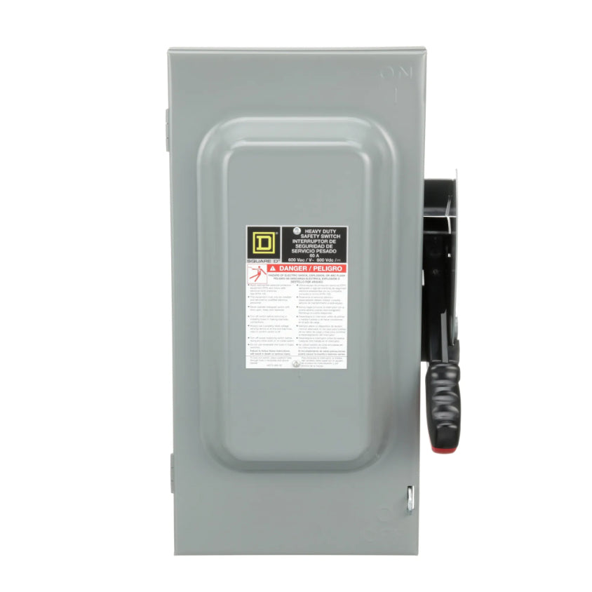 Square D H362 - Fusible Safety Switch, 600V 60A 3-Pole
