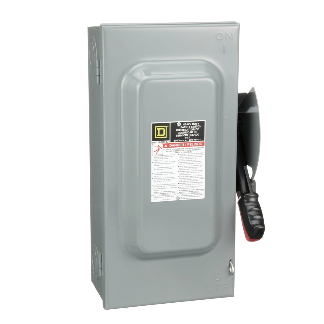 Square D H362N - Fusible Safety Switch, 60A 600V 3-Pole