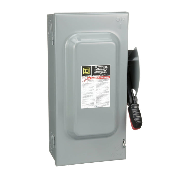 Square D H362N - Fusible Safety Switch, 60A 600V 3-Pole