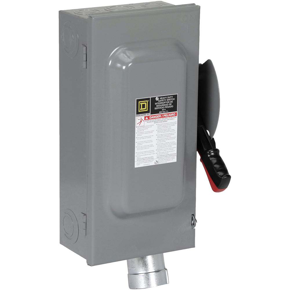 Square D H362WH - Fusible Safety Switch 60A@600V (10kA AIC, NEMA 1)