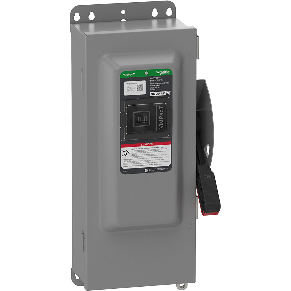 Square D H363A - Fusible Disconnect Switch 600V AC/60A (Visipact Series)