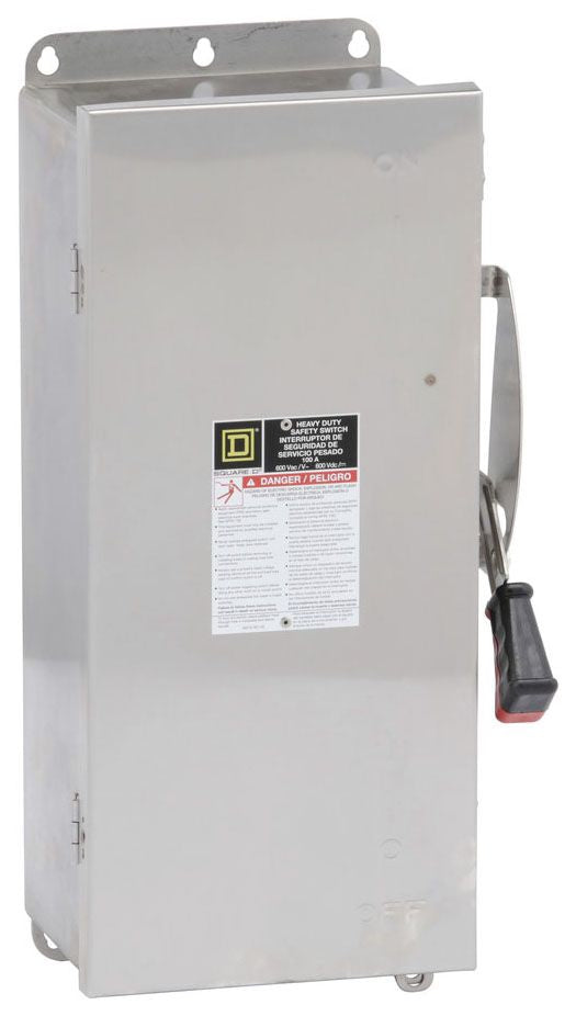 Square D H363DS - Fusible Disconnect Switch 600V 100A (200kA AIC @600V)