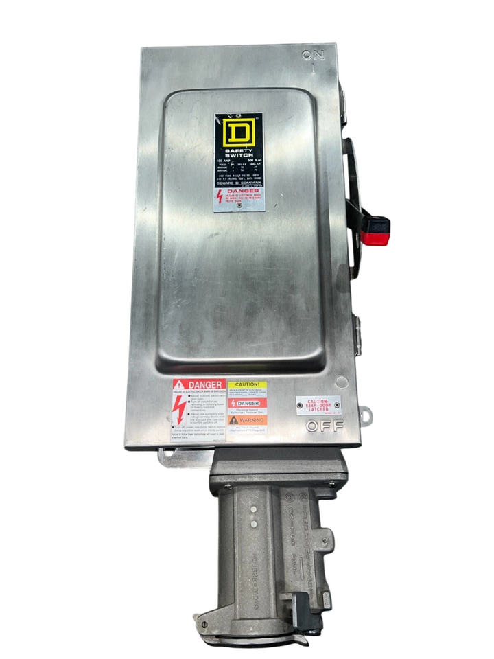 Square D H363DSWC - Fusible Disconnect Switch 600V 100A (200kA AIC Rating)