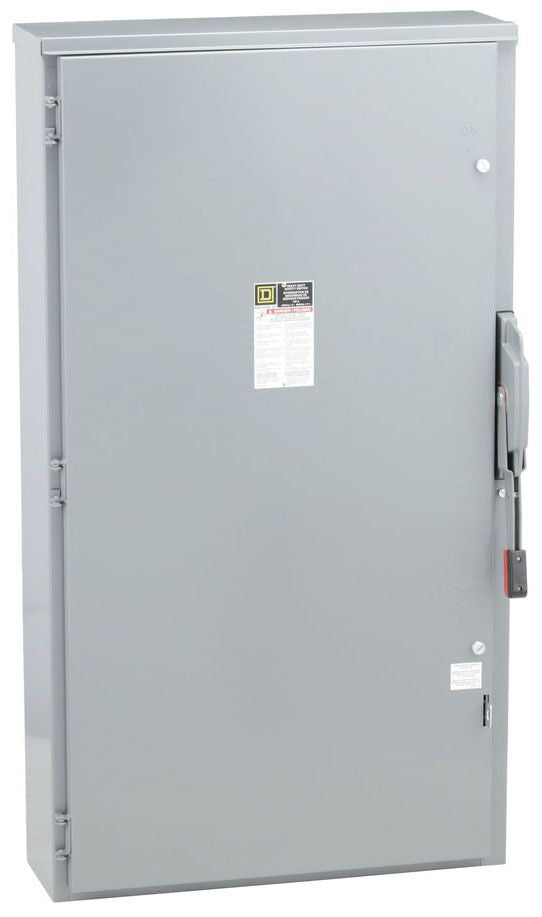 Square D H365R - Fusible Safety Switch 400A@600V (200kA AIC NEMA 3R)