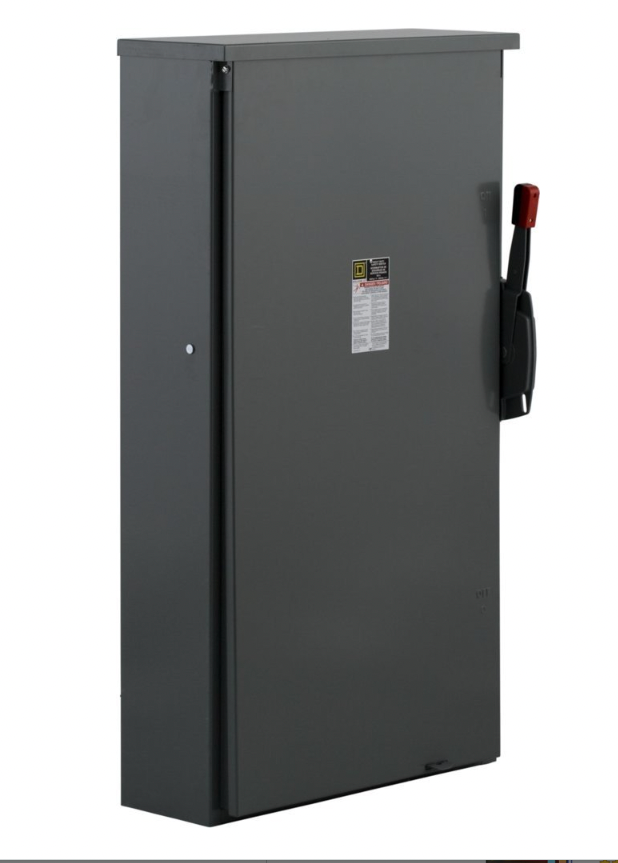 Square D H365R - Fusible Safety Switch 400A@600V (200kA AIC NEMA 3R)
