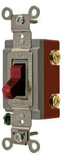Hubbell HBL1221R - Toggle Switch 120-277V AC