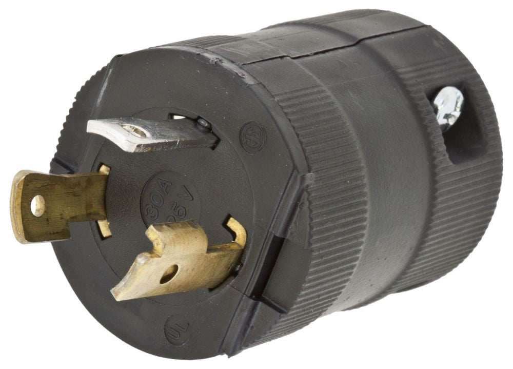 Hubbell HBL2611VBK - Plugs Recep 125V (1.78x1.78x2.5 in)