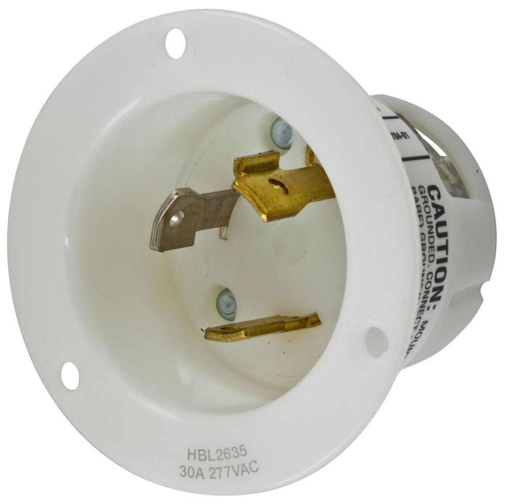 Hubbell HBL2635 - Locking Connector 30A 600V AC