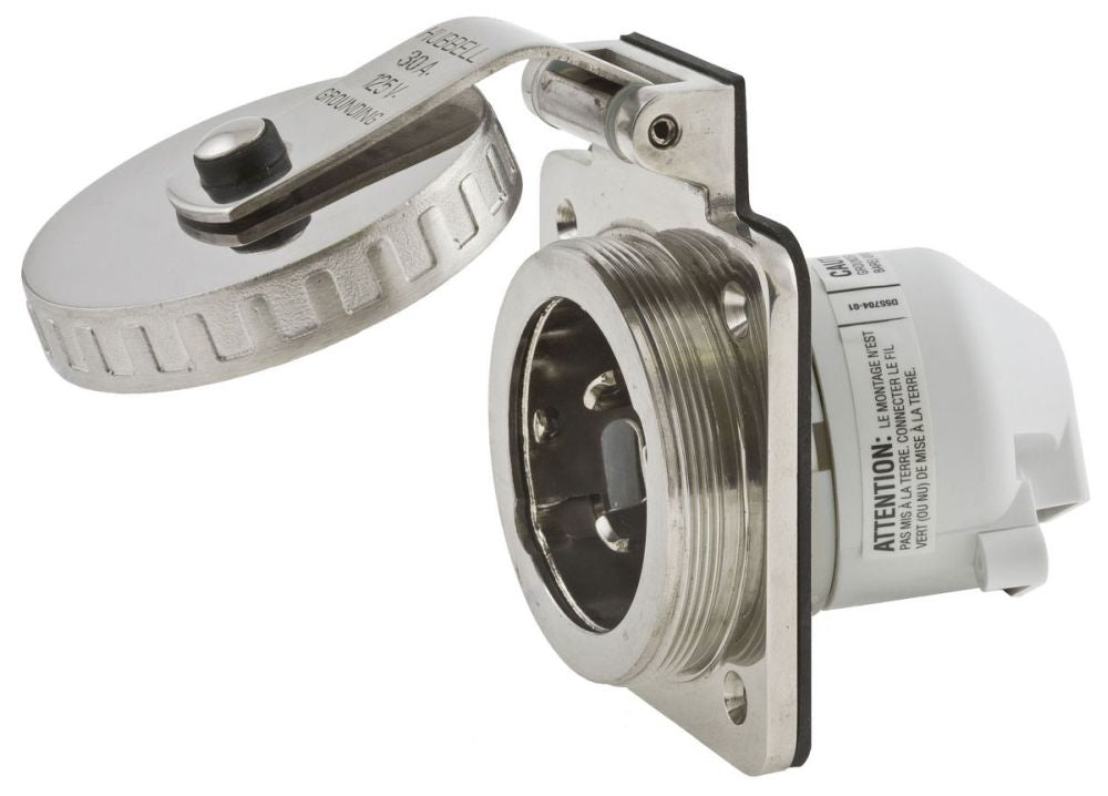 Hubbell HBL303SS - Wiring Device 125V (3.28x4.08 in)