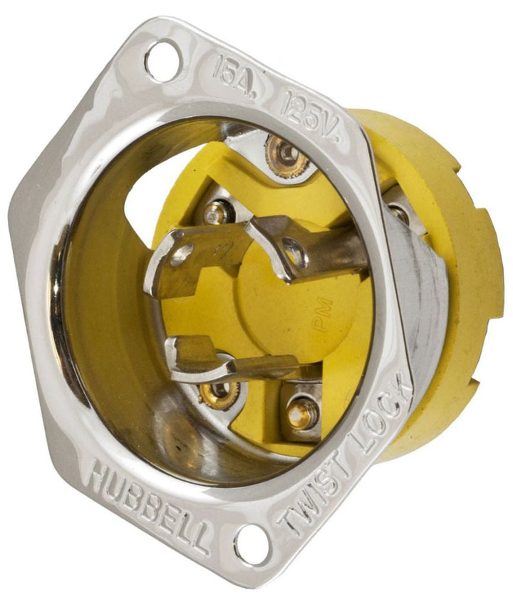 Hubbell HBL47CM16 - Locking Connector 30A 600V (Nylon)